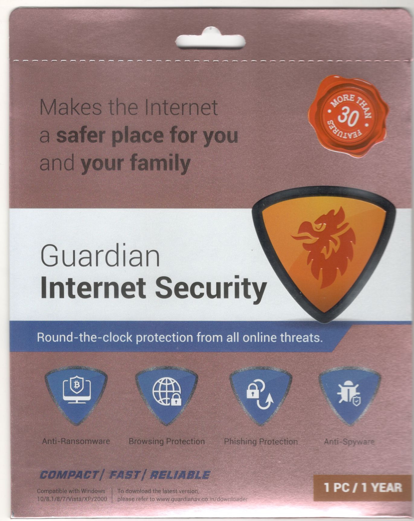 Guradian Internet Security 1 User 1 Year